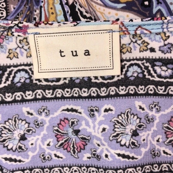 TUA size small paisley shift dress - Picture 6 of 6